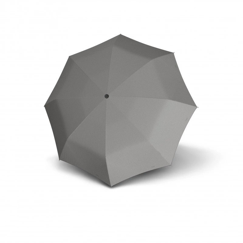 Sivý elegantný vystreľovací dámsky holový dáždnik s bodkami Verdana