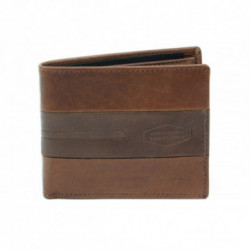 Hnedá pánska kožená peňaženka Verrill