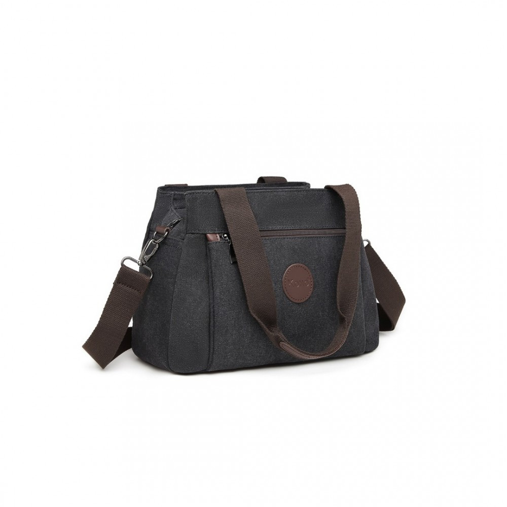 Černá dámská crossbody taška Cedra