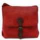 Červená dámská klopnová kabelka Esenica