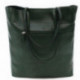 Tmavě zelená dámská zipová kabelka do ruky i přes rameno Nyla