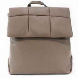 Svetlo hnedý elegantný dámsky batoh s prešívaním Rabia