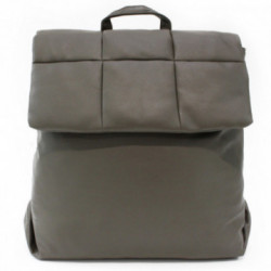 Tmavosivý elegantný dámsky batoh s prešívaním Rabia