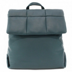 Zelenomodrý elegantný dámsky batoh s prešívaním Rabia