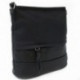 Černá dámská zipová crossbody kabelka Betuel