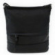 Černá dámská zipová crossbody kabelka Betuel