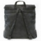 Tmavě šedý elegantní dámský batoh s kovovou ozdobou Aridai