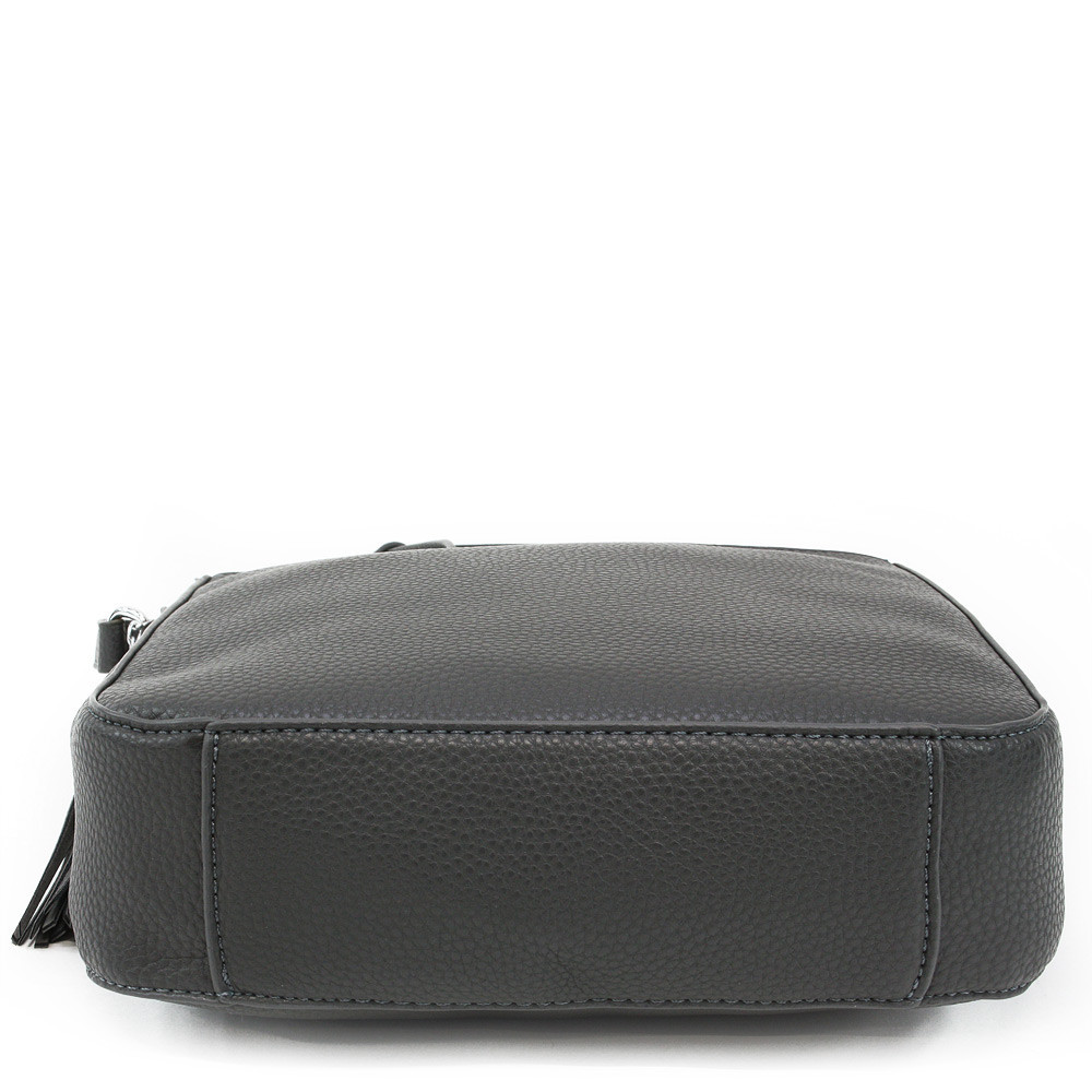 Tmavě šedá zipová dámská crossbody kabelka Garren