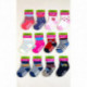Růžové protiskluzové ponožky pro holky Alister 6 - 12 měsíců