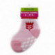Růžové protiskluzové ponožky pro holky Alister 6 - 12 měsíců