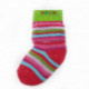Barevné pruhované kojenecké dívčí froté ponožky Molly 0 - 6 měsíců