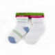 Světle modré pruhované kojenecké froté ponožky Laurence 12-18 měsíců