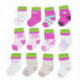 Tmavě růžové kojenecké dívčí ponožky Darell 0 - 6 měsíců