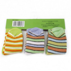 Barevné dětské kojenecké ponožky 2 - 3 roky Semiel - 3 páry