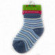 Modré pruhované kojenecké chlapecké ponožky Francis 6 - 12 měsíců - 1 pár