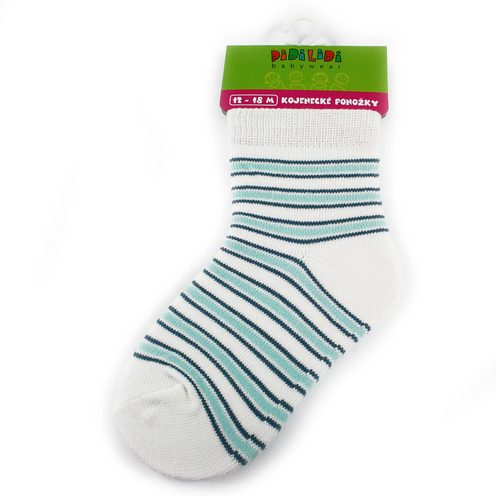 Světle modré kojenecké chlapecké ponožky s motivem Chad 12 - 18 měsíců - 1 pár