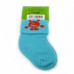 Modré chlapecké kojenecké ponožky Nathan 0 - 6 měsíců - 1 pár
