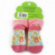 Růžovobílé dívčí kojenecké ponožky 0 - 6 měsíců Dajana - 1 pár