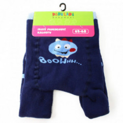 Tmavomodré chlapčenské froté pančuchy Marios - veľkosť - 62/68