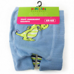 Svetlomodré pruhované chlapčenské froté pančuchy Marios - veľkosť - 62/68