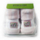 Růžovobílé pruhované kojenecké ponožky Radomila 0 - 6 měsíců - 1 pár