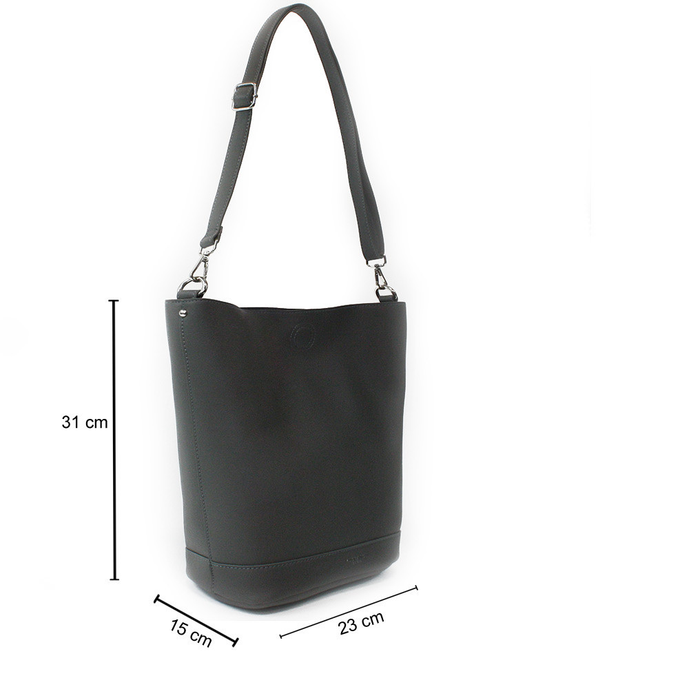 Šedá dámská crossbody kabelka Arletta