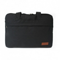Čierna pánska príručná taška na notebook Telfer