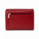 Červená dámská peněženka s klopnou Prewitt