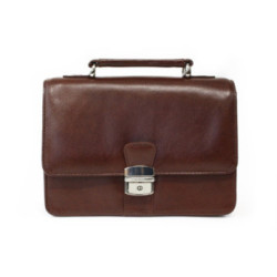 Hnedá pánska kožená dokladová etue Caden