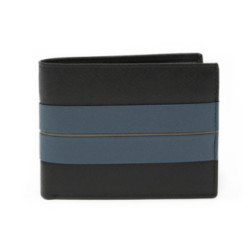 Modročierna kožená pánska peňaženka Eskil
