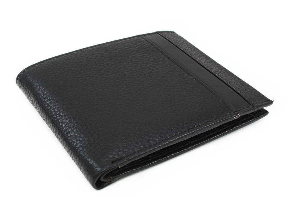 Čierna pánska kožená peňaženka Bertil