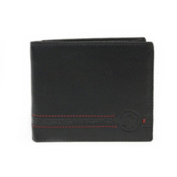Čierna pánska kožená peňaženka Majvor