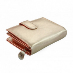 Zlatoružová dámska kožená peňaženka Kendall