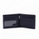 Tmavě modrá kožená pánská peněženka Thibault
