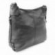 Tmavě šedá moderní crossbody kabelka Abra