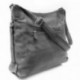 Tmavě šedá moderní crossbody kabelka Abra