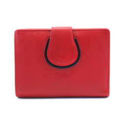 Červená dámska kožená peňaženka Amanda