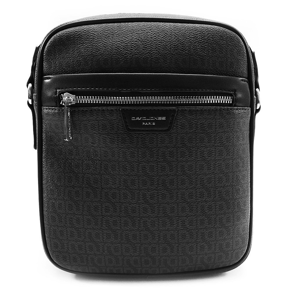 Černa pánská crossbody taška se vzorem Akseli
