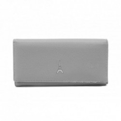 Svetlosivá klopnová dámska peňaženka s rámom Reina