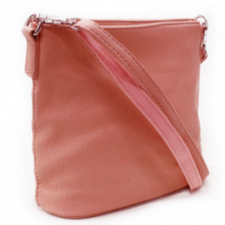 Sýto ružová malá crossbody dámska kabelka Cordelia