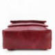 Červený klopnový elegantní dámský batoh/kabelka Filikita