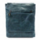 Modrý klopnový elegantní dámský batoh/kabelka Filikita