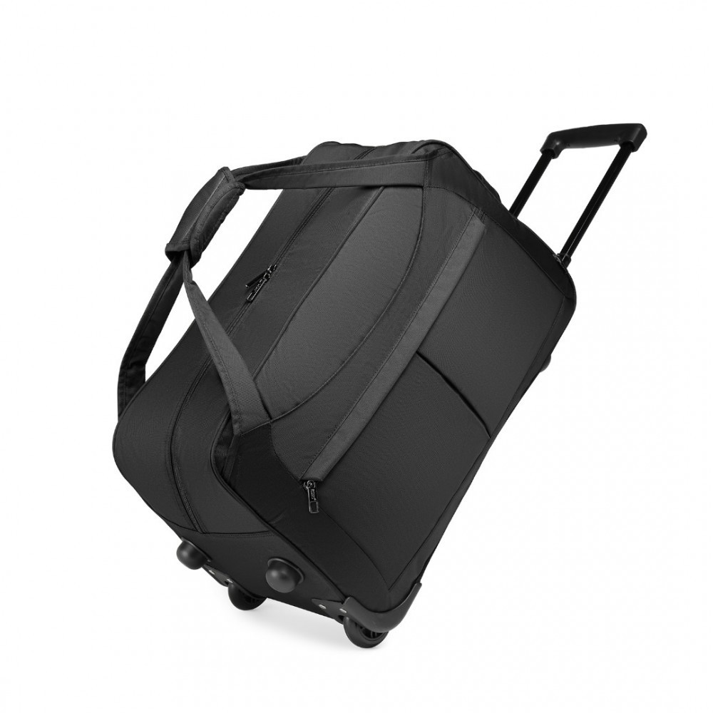 Čierna skladacia veľkokapacitná cestovná taška Ypanti