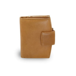 Svetlo hnedá dámska kožená rámová peňaženka Norah