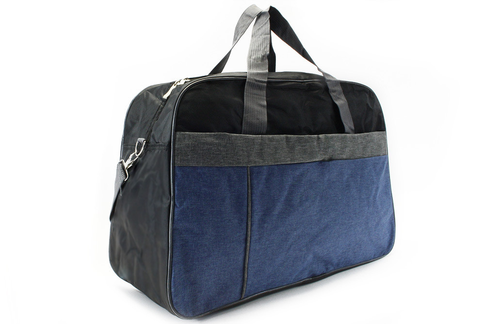 Modrá veľká cestovná pánska taška s popruhom Isyhios