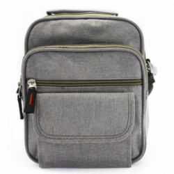 Svetlosivá pánska praktická crossbody taška Edric