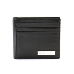 Čierna pánska kožená dokladovka Justianos
