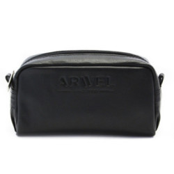 Čierna kožená etue Nevaeh