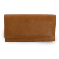 Svetlo hnedá dámska kožená listová peňaženka Esmel