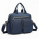 Modrá praktická přebalovací taška s kapsami Stamatis